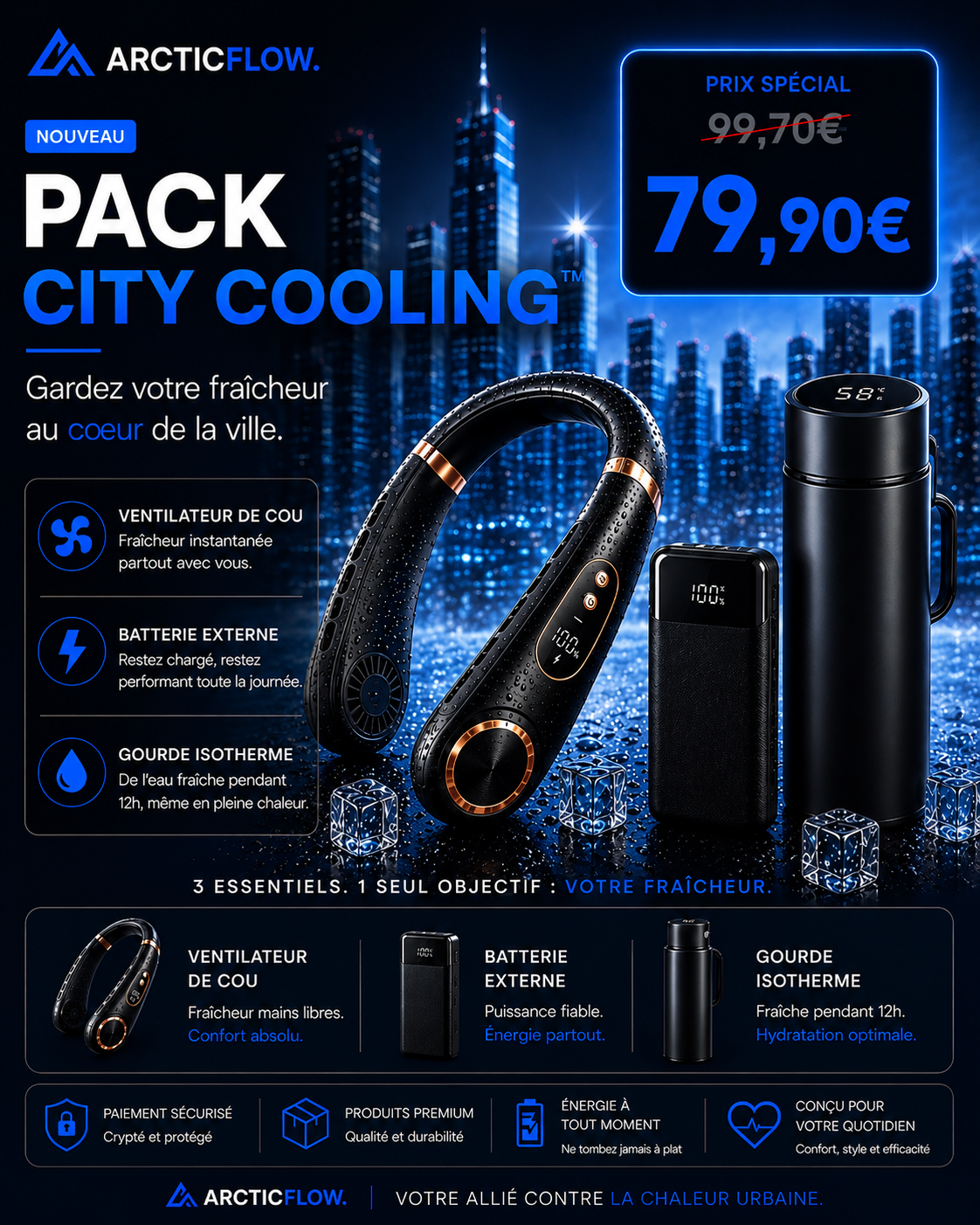 ⭐ PACK CITY COOLING™